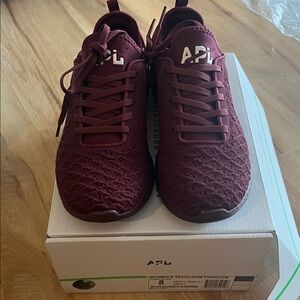 APL Women's Techloom Phantom Sneakers - Deep Red